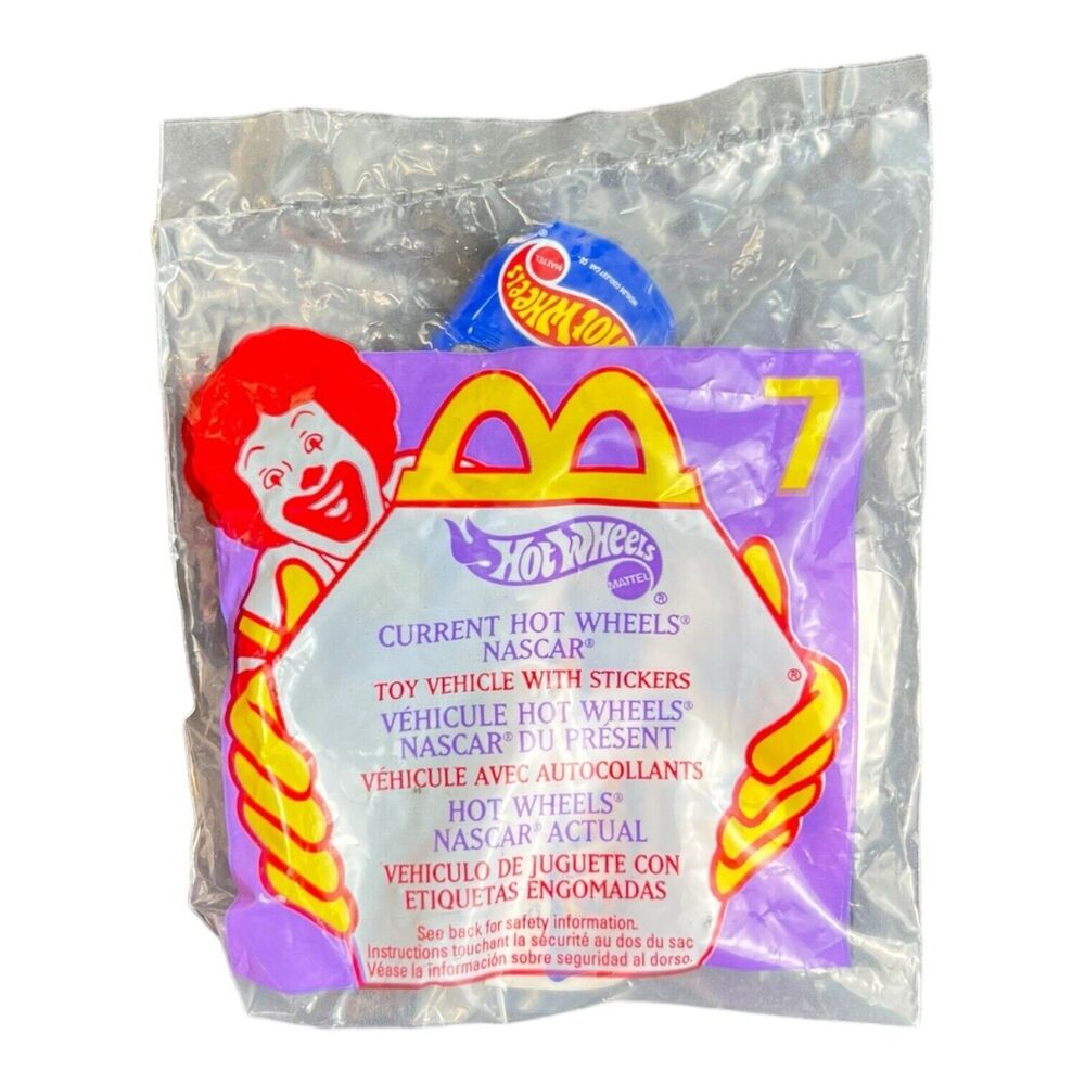 1999 Hot Wheels #7 Current Hot Wheels Nascar McDonald's Happy Meal Toy